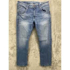 Garcia Jeans Men's‎ Russo Regular Fit Jeans 36x30 (Real 36x29) Blue Straight Leg